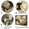 thumbnail image 3 of Designart "Intricate Ivory Florals" Flowers Floater Framed Canvas Prints, 3 of 5