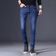 thumbnail image 4 of Pantalon Mezclilla Skinny Elástico Moda Para Hombre, 4 of 6