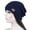 Navy, variant on Tittly Winter Hats Beanie Woman Winter Warm Knitting Hats Plain Beanie Cuff Toboggan Knit Cap Skull Caps Hats for Women Black One Size