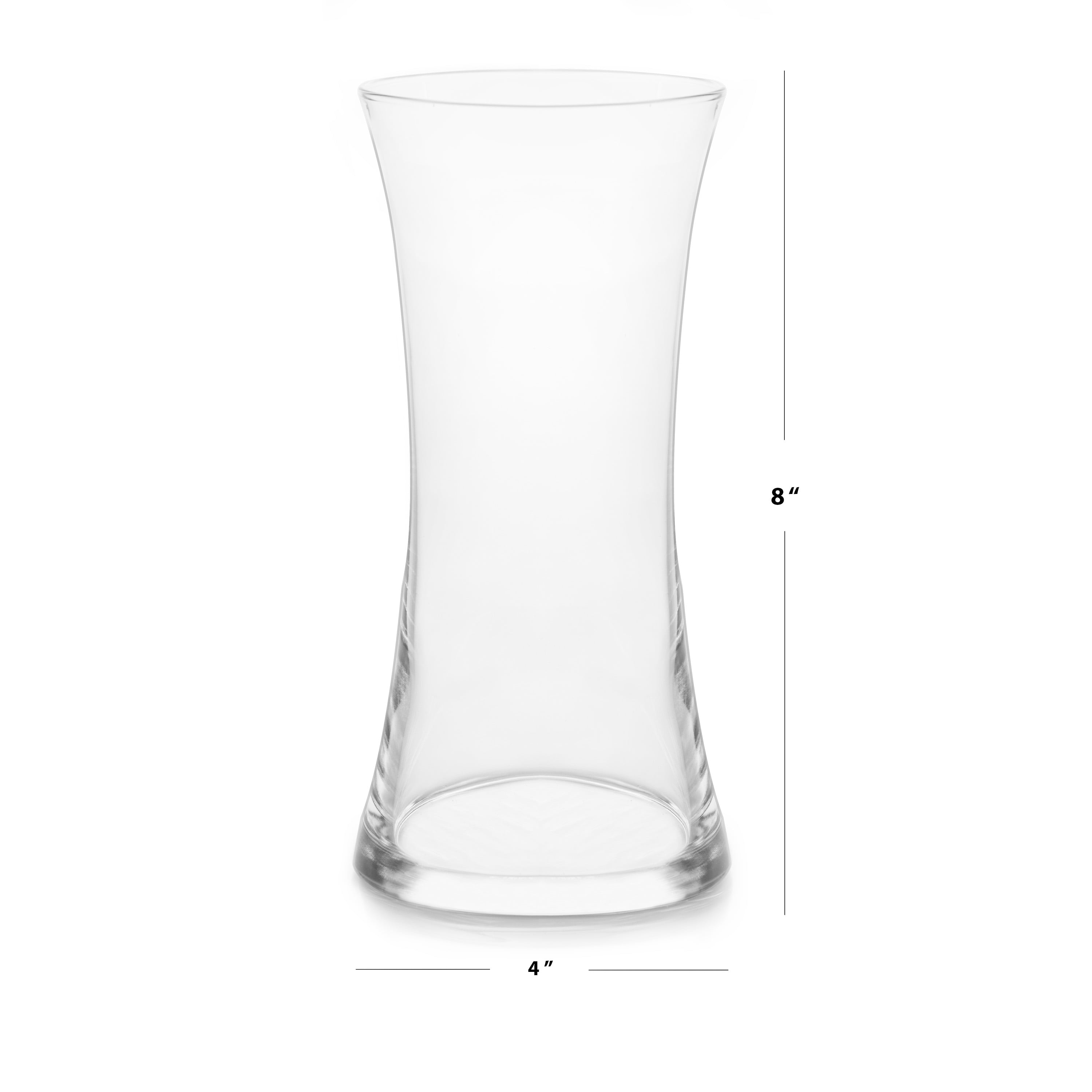 Libbey Clear Glass 8" Sydney Floral Vase