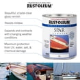 thumbnail image 3 of Barniz Marine Spar Rust-Oleum 207008, transparente brillante, 946 ml, 3 of 5