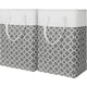 thumbnail image 1 of Cesto para ropa sucia de 75 l con asas largas reforzadas, impermeable y de pie, plegable para dormitorio, baño y dormitorio (gris), 1 of 5
