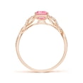 thumbnail image 2 of ANGARA IGI Certified Lab Grown 1.17 Ct Pink Diamond Infinity Twist Ring for Women in 14K Rose Gold (Size-7x5mm| Clarity-VS) | Anniversary, Jewelry Gift for Women | Lab-Grown Pink Diamond Ring, 2 of 7