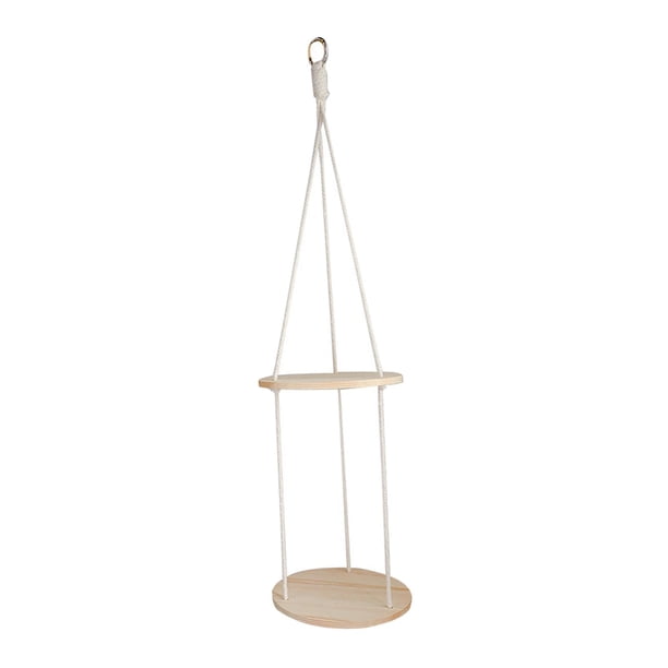 Soporte para Macetero Colgante, Soporte Decorativo para Macetas de Madera, Decoración Del Hogar, Estante de Techo para Patio, Ventana Al Aire Libre,