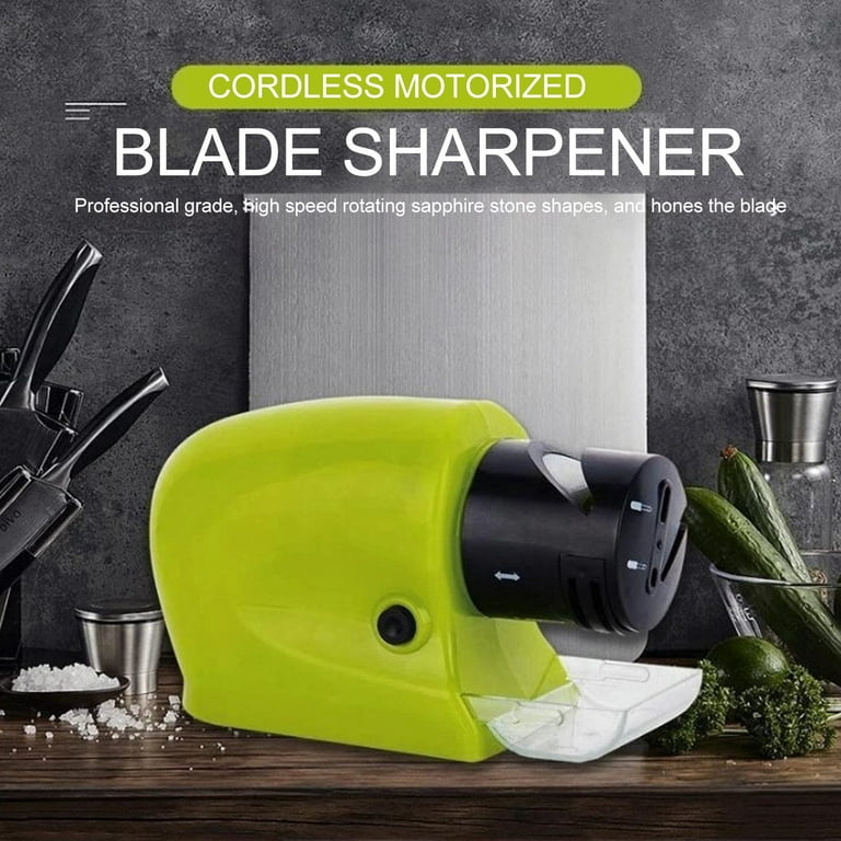 Electric Knife Sharpener Fast Whetstone Manual Knife Sharpener Multi  Function Motorized Knife Sharpening Rotating Knife Grinder Household  Kitchen Tool 