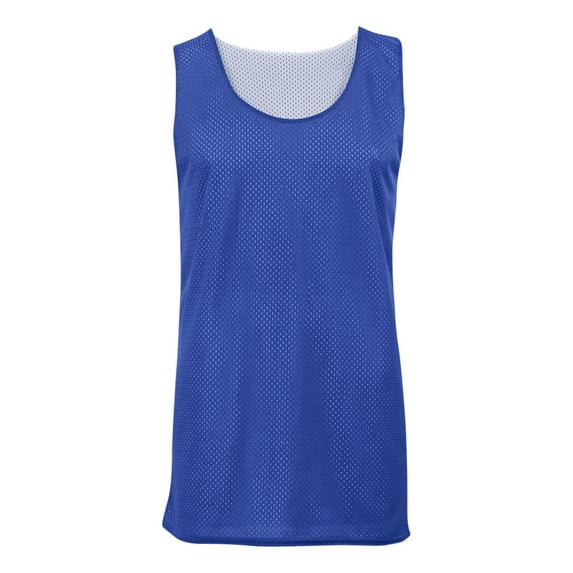 Mesh Reversible Tank - Royal/White M