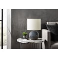 thumbnail image 2 of Lighting - Table Lamp - 16"h - gray Concrete - Ivory/Cream Shade, 2 of 3