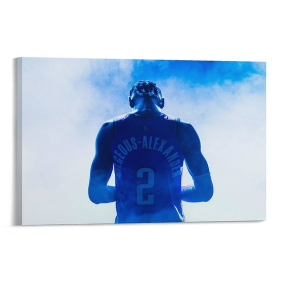 Sga Shai Gilgeous-alexander Posters Art Print Photo Art Painting Canvas Poster Home Decorative Bedroom Modern Decor Posters Gifts 08x12inch(20x30cm)