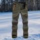 thumbnail image 3 of Pantalones de nieve, mallas, forro polar softshell, equipo de ejercicio, pantalones para nieve, pantalones para hombre Verde Ejército XXL, 3 of 7