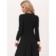 thumbnail image 4 of Blusa Victoriana Allegra K de estilo vintage con Ribete de encaje manga larga Negro XS, 4 of 6