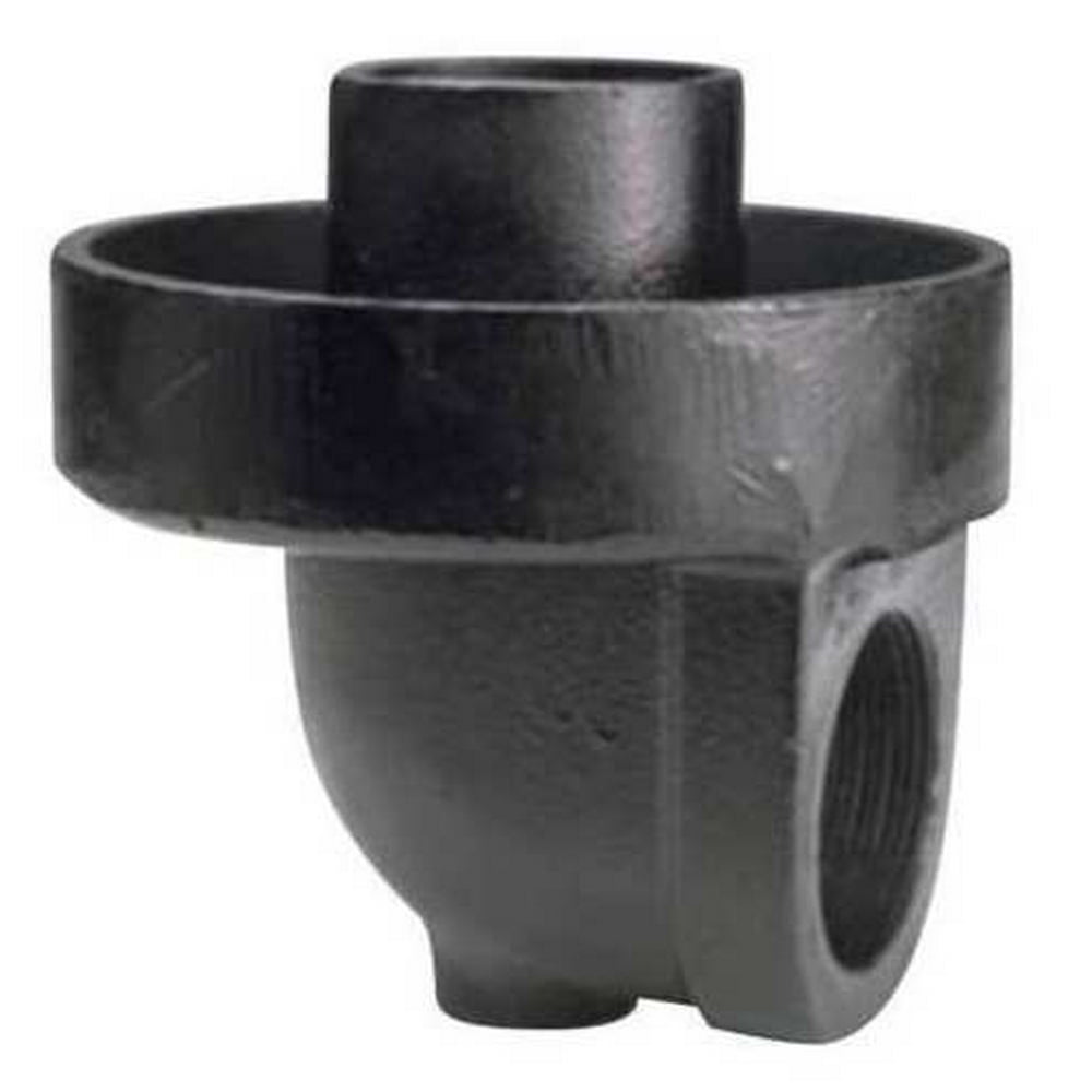 2" FNPT Cast Iron Drip Pan Elbow
