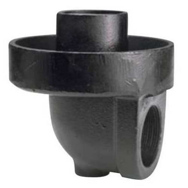 2" FNPT Cast Iron Drip Pan Elbow