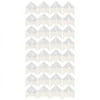 Multicraft Imports 056-C Embossed Photo Corners - White Shimmer Embossed