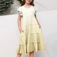 thumbnail image 3 of WEAIXIMIUNG Robe de Noël pour Bébé Fille Robe d'Été Dégradé Décontractée et Confortable pour Filles (6 15 Ans) 130, 3 of 6