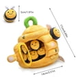 thumbnail image 2 of BUTOMKY Montessori Soft Beehive Baby Toys 6-12 Months, Sensory Plush Bees with Rattle Crinkle Squeaker Mirror, Busy Early Learning Toddler Toys 0-3 Years Old, Birthday Gifts for Infants, 2 of 9