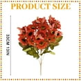 thumbnail image 3 of Artificial Flowers for Outdoor Indoor Garden Home Decoration, Faux Flower with Eucalyptus Leaves Fake Plants Greenery Boxwood Porch Patio, Mix Colors, 3 of 9