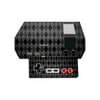 Skin Decal Wrap Compatible With Nintendo NES Classic Edition Black Argyle