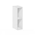 thumbnail image 1 of Furinno Fulda 2-Tier Space Saving Storage Shelf Bookcase, 6-Inch Width, White, 1 of 6