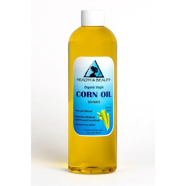 CORN / MAIZE OIL ORGANIC UNREFINED VIRGIN COLD PRESSED RAW PREMIUM PURE