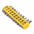 thumbnail image 4 of Juego de 10 Piezas de Cabeza Pna En Cruz para Destornillador Eléctrico Baoblaze, 4 of 7