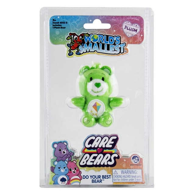 Peluche de peluche verde más pequeño de Toy World's Care Bears