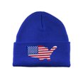 thumbnail image 1 of Gravity Threads USA Country Patch Cuffed Beanie - Royal, 1 of 2