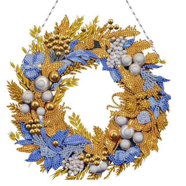Corona Con Pintura Diamantes Adorno Forma Especial