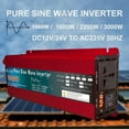 thumbnail image 2 of Inverter 12V 220V 1000W 2000W 3000W DC 24V 48V 60V To AC Pure Sine Wave Voltage Converter Power Car Micro Inverter DIY ,Powerful Output, 2 of 6