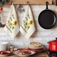 thumbnail image 6 of Sunflower Kitchen Towels Set of 3, Vintage Botanical Absorbent Dish Towels for Kitchen, Microfiber Hand Towel, Quick Drying Tea Towel for Cleaning Decorative Dishcloths Farmhouse Flowers, 6 of 7