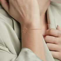 DASAW-Gold Bracelet Gold 14K Gold Filled Dainty Chain Simple Jewelry Gift for Women