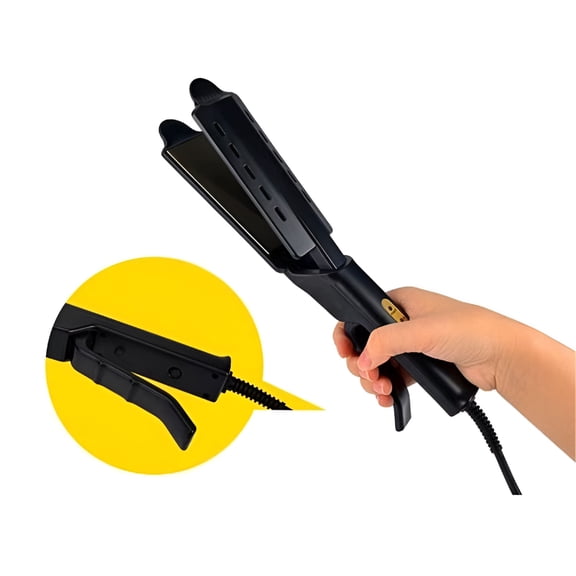 EXLEAF Professional Adjustable Temperature Rapid Heating Wet Dry Use Hair Straightener