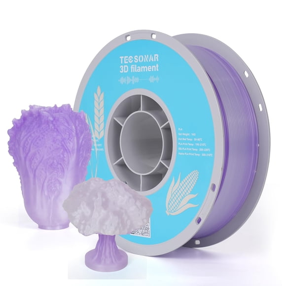 Filamento para impresora 3D TECSONAR Crystal Rainbow PLA 1,75 mm 1 kg