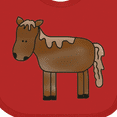 thumbnail image 4 of Inktastic Horse Boys or Girls Baby Bib, 4 of 4