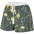 thumbnail image 5 of Mujeres Pantalones Cortos con Bolsillos Impresos Detalle Vendaje, Casual Y Suelto Ajuste Pantalones Cortos de las Mujeres para el Verano, 5 of 5