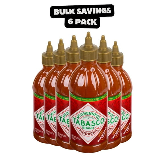 TABASCO 20 oz. Sriracha Hot Sauce - 6/Case