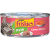 Purina Friskies Pate, Salmon Dinner, Wet Cat Food, 5.5 oz Can