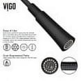thumbnail image 4 of VIGO Laurelton Single Handle Pull-Down Sprayer Kitchen Faucet in Matte Black, 4 of 12