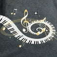 thumbnail image 3 of CafePress - Random Piano Mixed Musical No Women's Dark T Shirt - Women's Traditional Fit Dark T-Shirt, 3 of 4