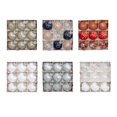 thumbnail image 2 of 9 piezas de adornos de bolas navideñas con caja, colgantes livianos para interiores, nuevos, 2 of 5