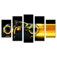 thumbnail image 1 of Juego de Cuadros Decorativos, Motocicleta de Tron, Estilo Futurista de Ciencia Ficción, 5 Piezas, Ideal para Salas de Juego y Cines en Casa, 150x80cm, 1 of 5