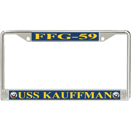 USS Kauffman FFG-59 License Plate Frame