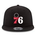 thumbnail image 2 of Men's New Era  Black Philadelphia 76ers 2026 NBA Playoffs 9FIFTY Snapback Hat, 2 of 4
