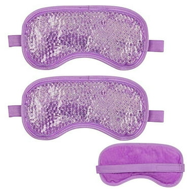 2 Pc Face Mask Gel Ice Pack Hot Cold Therapy Gift Pain Headache Migraines Relief