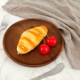 thumbnail image 3 of Round Wood Plates 10inch/8inch Acacia Wood Dinner Plates Lightweight Serving Dishes Unbreakable Charger Plates Multipurpose Wood Serving Plates for Snack Dessert Housewarming Christmas Gift, 3 of 6