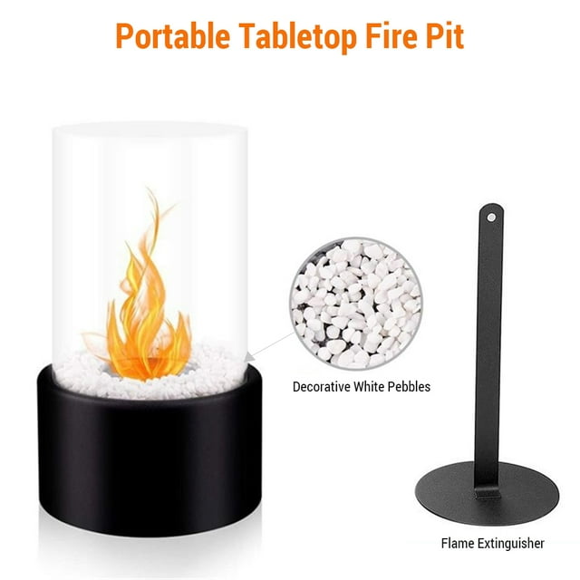 foyer extérieur pour Tablette, Bol de feu Portable, Pot à éthanol, Fiche de foyer sans ventilation