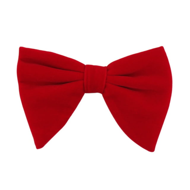Minnieouse Pajarita de terciopelo coral preatada con hebilla para bodas y cenas que no se desprende Accesorios de disfraces D