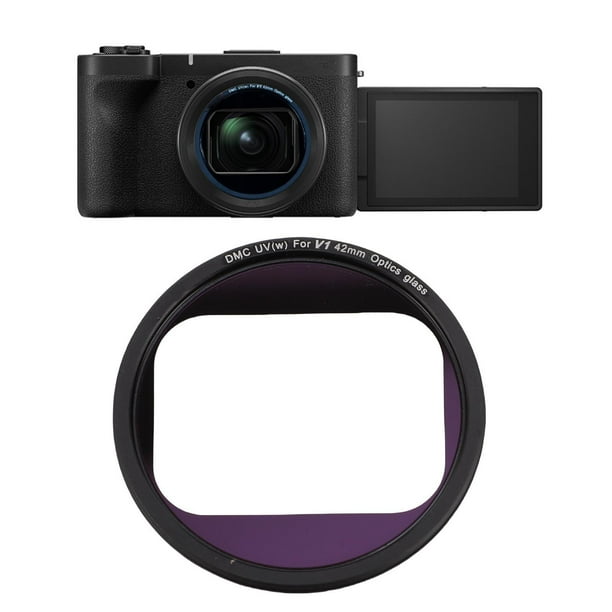Filtro Ultravioleta Para Cámara, Cámara Vlog De aleación De Aluminio Filtro Protector Ultravioleta Resistente 99% De Transmitancia De Luz Fácil De Instalar Para Fotografía