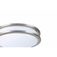thumbnail image 2 of Elitco Lighting CF3206 14 Po. Anneau Double LED pour Plafond - Nickel Brossé, 2 of 3