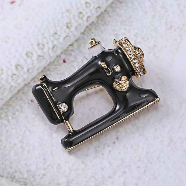 Sewing machine deals brooch