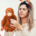 thumbnail image 4 of Punch Monkey Plush 11.8 Inch - Super Soft Cute Plush & Monkey Toy - Stuffed Monkey Plush & Monkey Stuffed Animal Pillow Cushion, 4 of 6